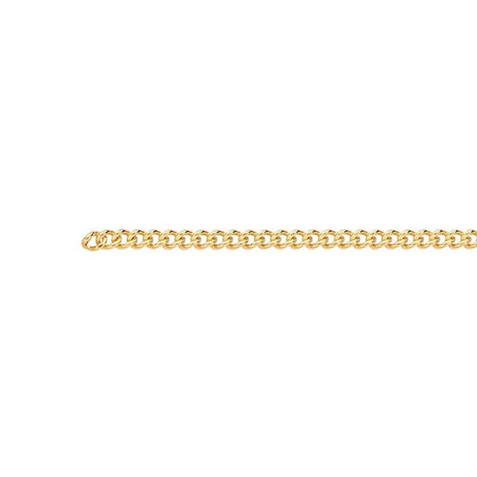 14/20 Yellow Gold-Filled 1.6mm Curb Chain, choose your length