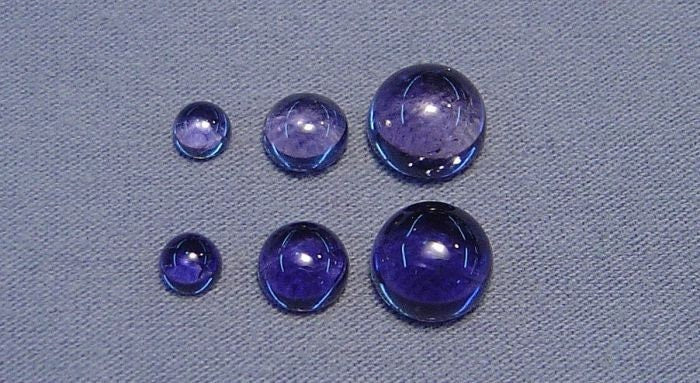 Iolite Round Cabochon, choose your size.