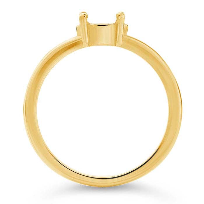 14K Yellow Gold Marquise Ring Mounting, options available