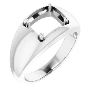 Mens Ring Mounting available in your choice of setting size and metal