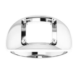 Mens Ring Mounting available in your choice of setting size and metal