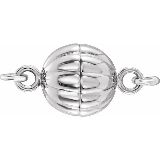 Sterling Silver or Vermeil Magnetic Clasp, choose your size