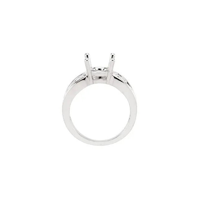 Filigree Ring Mounting, oval 10x8 prong mounting in Sterling Silver, or 14k Gold, rose gold, or white gold,