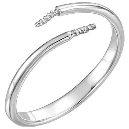 Ring Mounting for 7.5-8 mm Pearl, available in Sterling Silver and 14k gold, 10k Gold