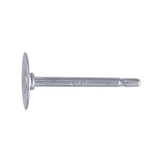 Sterling Silver Ear Post with Pad, with or without friction backs
