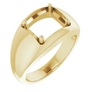 Mens Ring Mounting available in your choice of setting size and metal