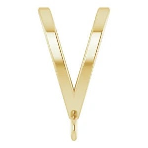 Rabbit Ear Bail in 925 Sterling Silver or 14k Gold and 14k White Gold, choose your size.