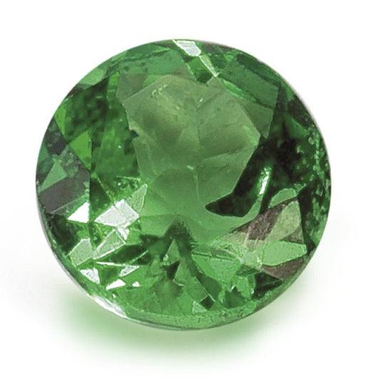 Round  Tsavorite Garnet Faceted Stone, AAA-Grade, select your size