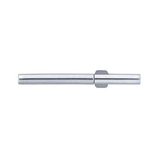 Sterling Silver 22.3mm Push-Release Clasp, 1.5mm ID