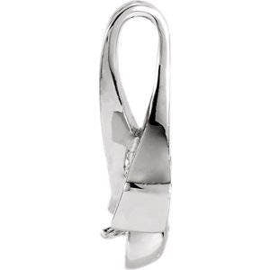 Sterling silver pendant mounting for pearl