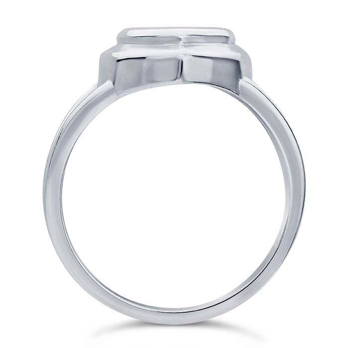 Sterling silver pear cabochon ring mountings