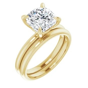 Solitaire engagement ring mounting in your choice of mounting, size and metal.