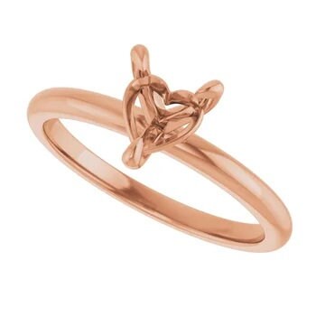 Solitaire engagement ring mounting in your choice of mounting, size and metal.