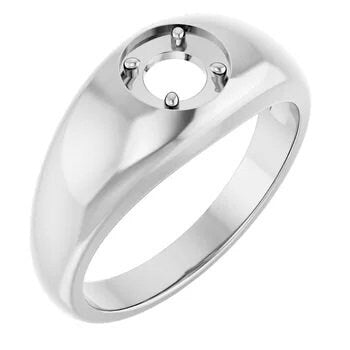 Mens Ring Mounting available in your choice of setting size and metal