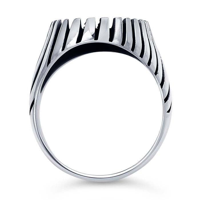 Men's 925 sterling silver oval cabochon ring mounting, size options available
