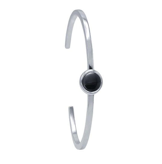 Round Cuff Bracelet Mounting in 925 Sterling Silver, in 3 setting sizes available