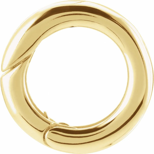 Versatile 10K Yellow Gold Charm Bail in 2 Sizes - Perfect for DIY Jewelry
