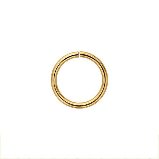 Yellow Gold-Filled 6mm Round Jump Rings, 20 gauge in 6 different sizes available, sold by the dozen