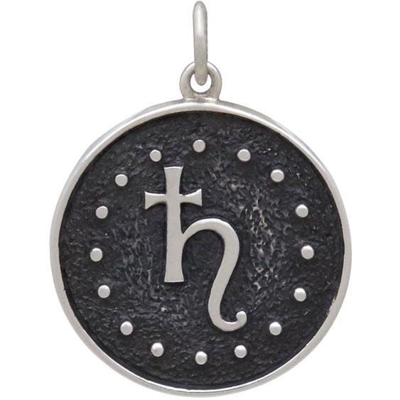 Sterling Silver Ancient Coin Charm -Phoenix 22x20mm