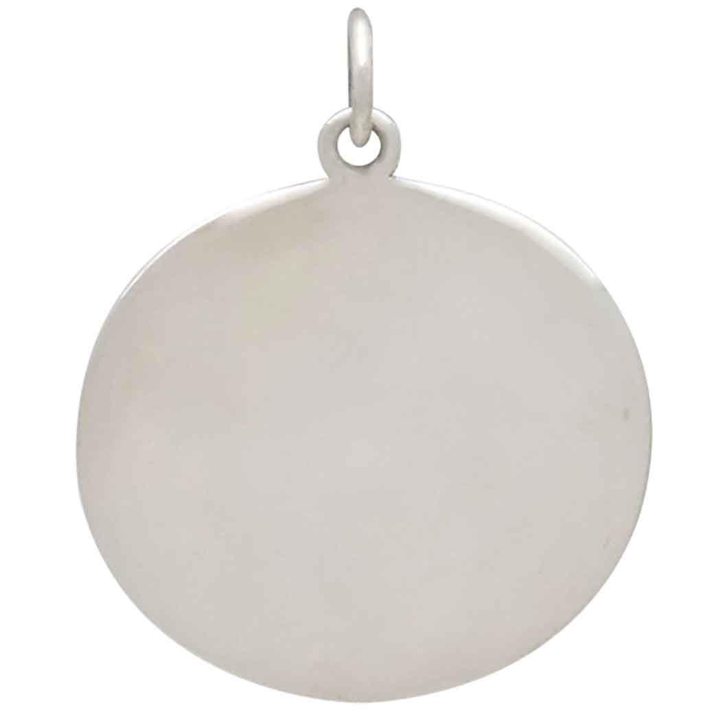 Sterling Silver Goddess Athena Coin Pendant