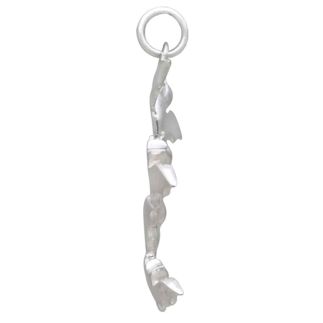 Sterling Silver Bat Cluster Charm 29x15mm