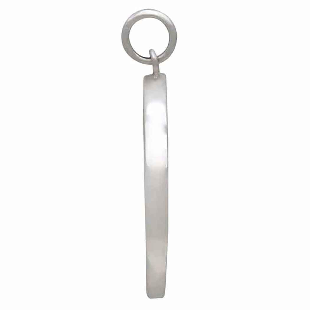 Mixed Metal Sunray Pendant 25x20mm