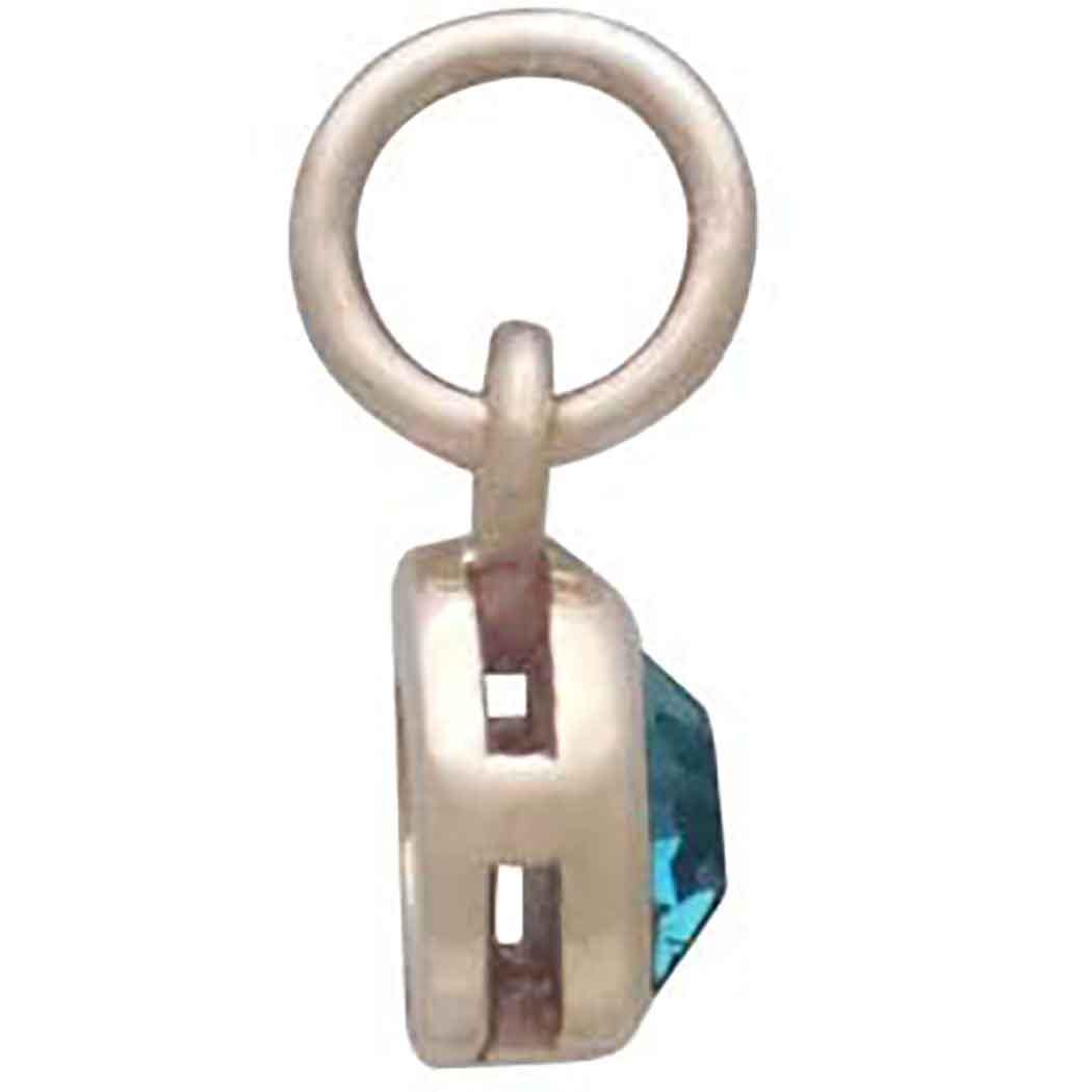 Bronze March Birthstone Charm 11x6mm