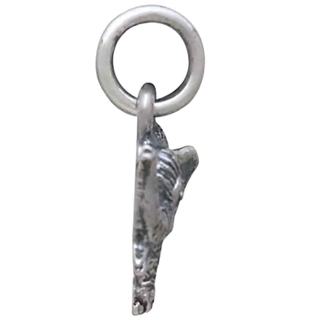 Sterling Silver Tiny Elephant Charm 14x12mm