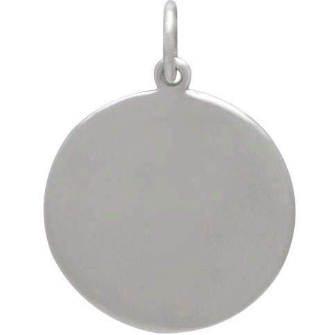 Sterling Silver Camping Charm with Tent and Trees 21x15mm