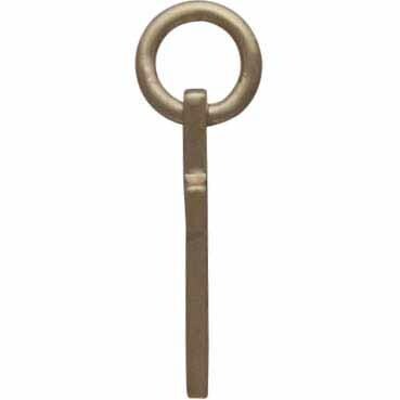 Gold Charms - Cross with 14K Shiny Gold Plate