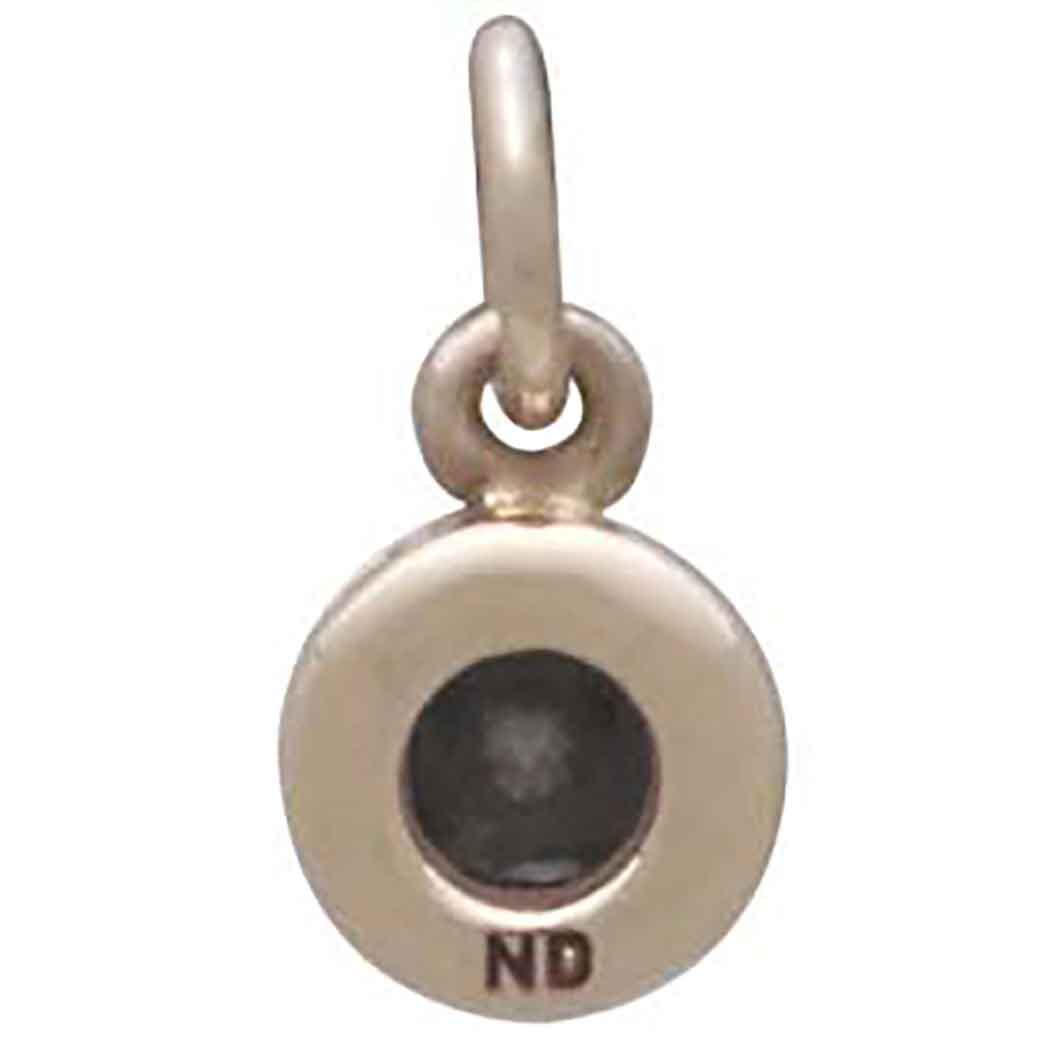 Bronze April Birthstone Charm 11x6mm
