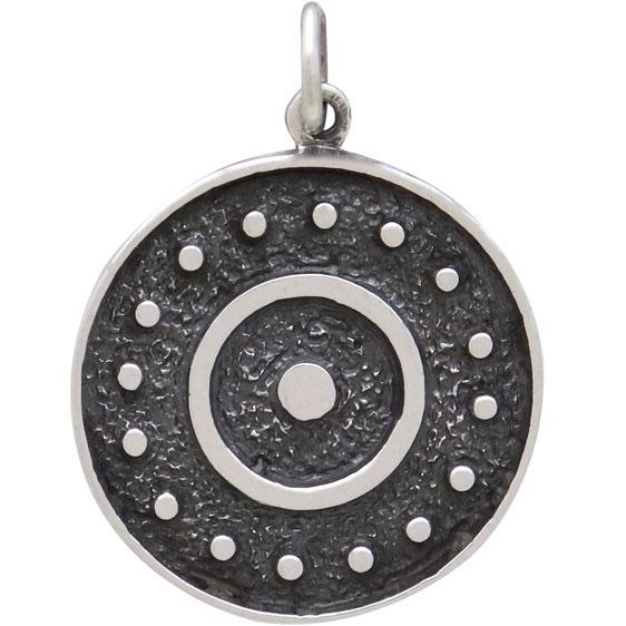 Sterling Silver Astrology Leo Pendant 24x18mm