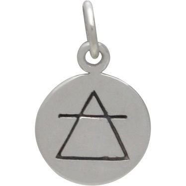 Sterling Silver Air Charm - Four Elements 16x10mm