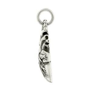Sterling Silver Anatomical Heart Charm 21x10mm