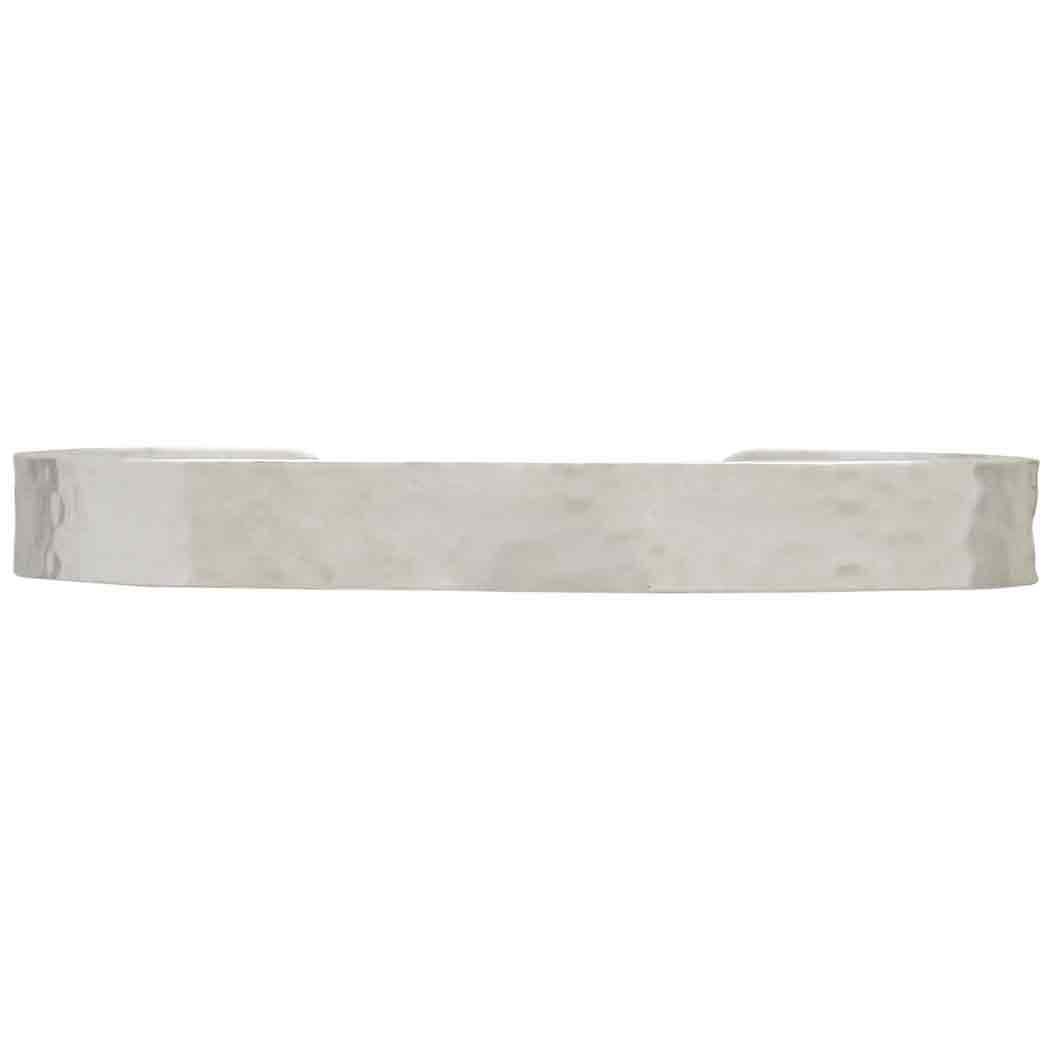 Sterling Silver Hammered Cuff Bracelet 46x63mm