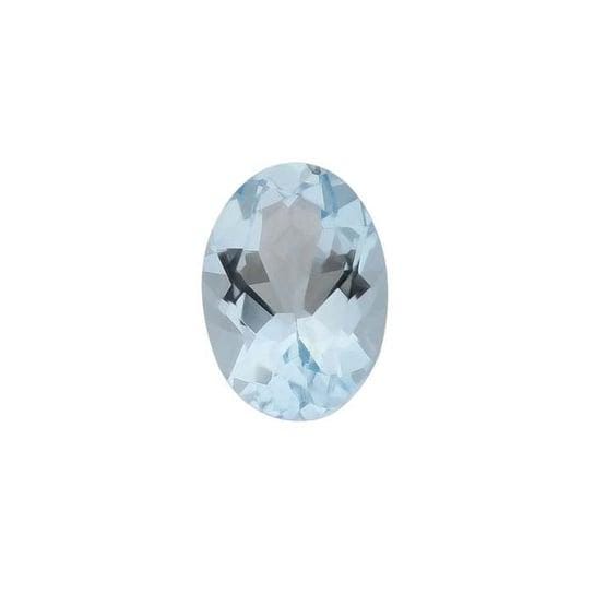 Aquamarine Oval Faceted Gemstone, AA-Grade, 5 sizes available