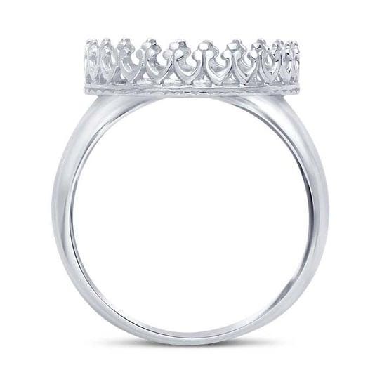 Sterling Silver  Round Gallery Wire Bezel Ring Mounting, choose your size