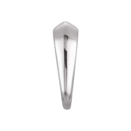 Snap-on bail, in Sterling Silver, or 14k Gold, 4 sizes available