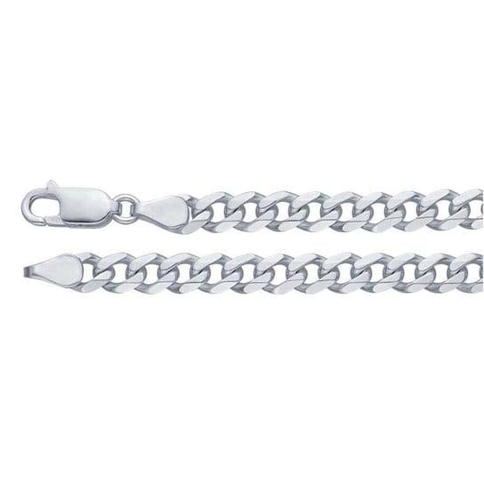 Sterling Silver Cross 5.6mm Curb Chain Bracelet