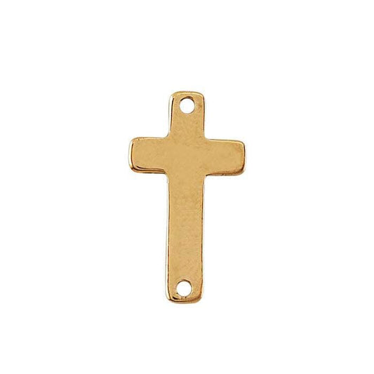 14/20 Yellow Gold-Filled Cross Link Component