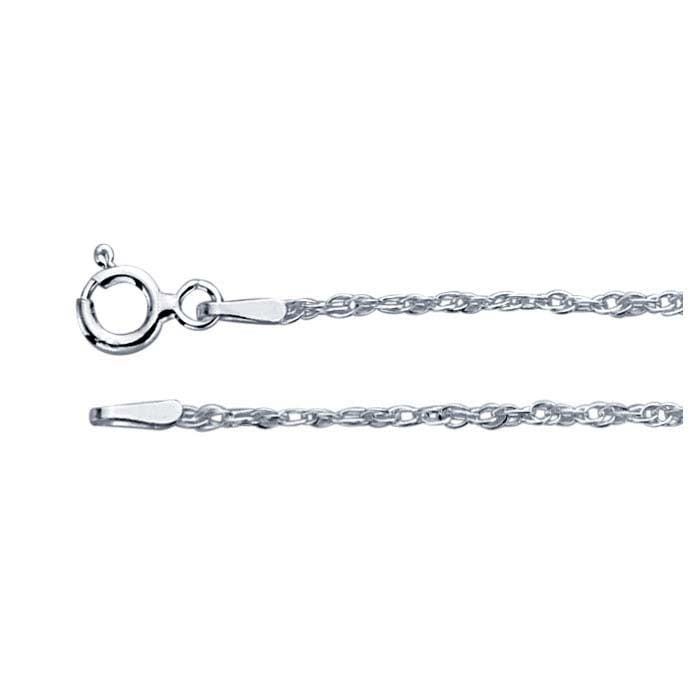 Sterling Silver 1.3mm Double-Rope Chain, choose your size