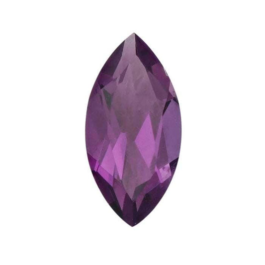 Amethyst 6 x 3mm Marquise Faceted Gemstone, AAA