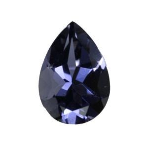 7x5 mm Pear Faceted Iolite, AAA Grade