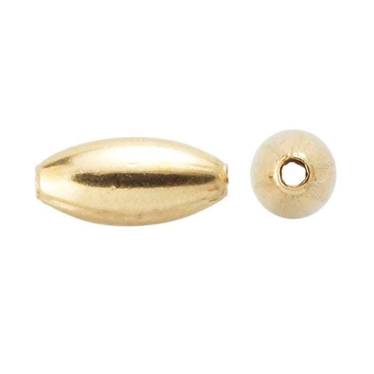12/20 Yellow Gold-Filled Oval Bead , choose your size, 5x3mm and 7x3mm
