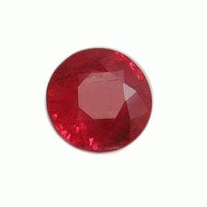 3.00 mm Round Faceted Ruby in AA Grade