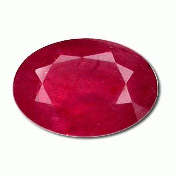 1.75 ct. Oval Raspberry Red Ruby 8x6mm size in A Grade