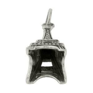 Sterling Silver Eiffel Tower Charm 26x9mm