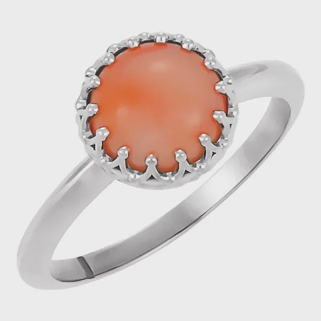 Round Cabochon Ring Mounting in Sterling Silver or 10k Gold, in 3 setting sizes available