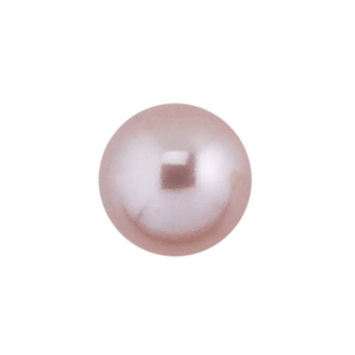 Freshwater Cultured Half-Drilled Round Pearl, A-Grade, choose color and size...