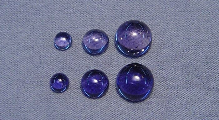 Iolite Round Cabochon, choose your size